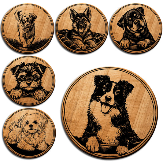 Dog Coaster SVG Bundle